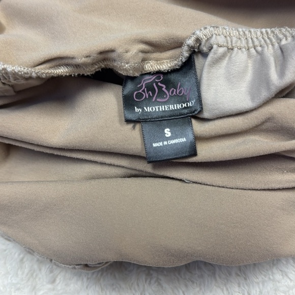 Oh Baby by Motherhood Tan Straight Leg Pants - Picture 5 of 6